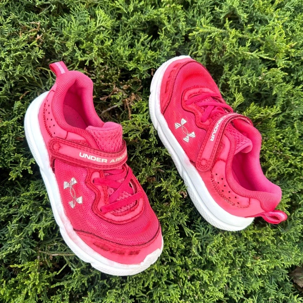 Under Armour Kids' Assert 10 Running Sneakers Toddler Girl Size 10 Pink